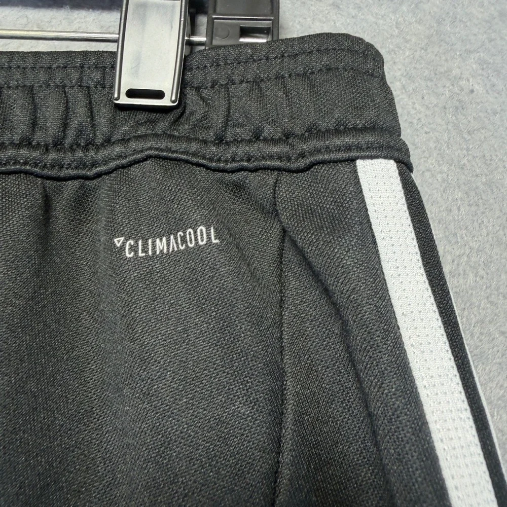 Adidas Tiro Mens Black White Climalite Tapered Athletic Track Pants Size M 32x30